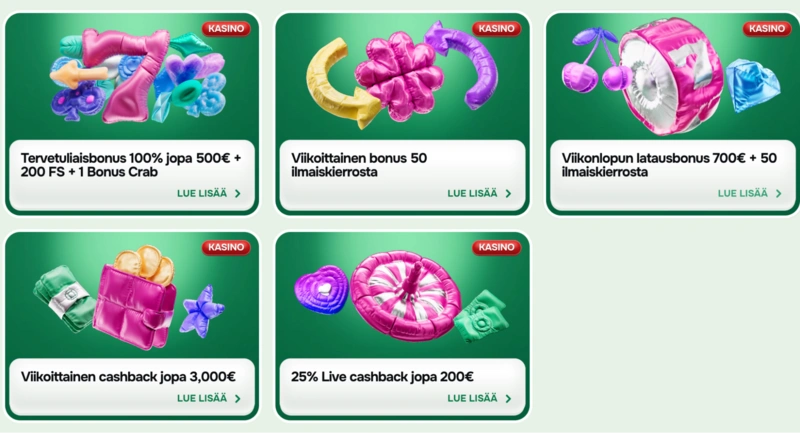 Casinolo Bonuses